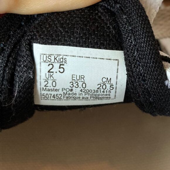 Vans Kids Old Skool Leopard Glitter Sneaker Sz 2.5 - Picture 4 of 10